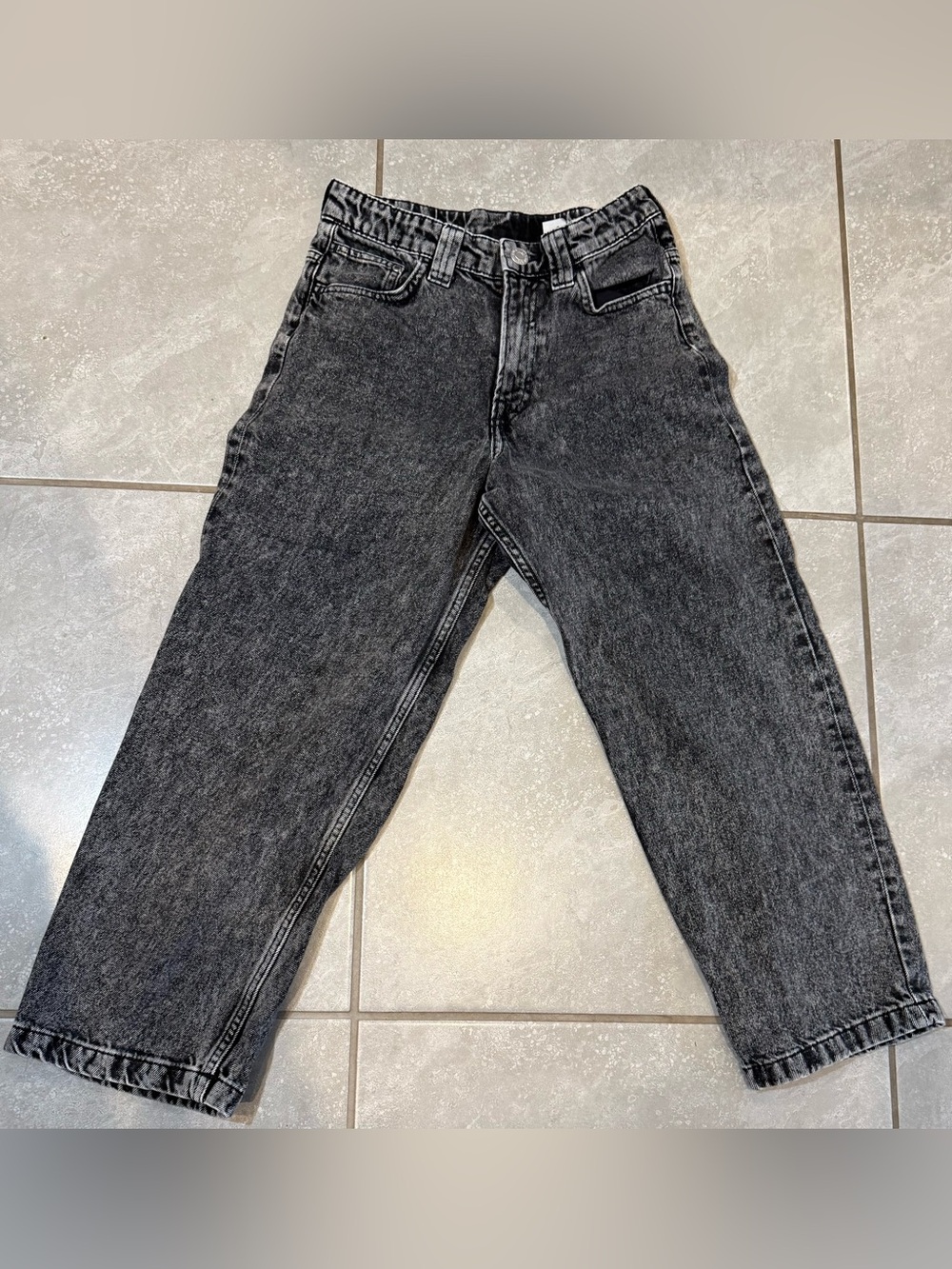 H&M Baggy Denim&Co Women’s Charcoal Black Relaxed Jeans